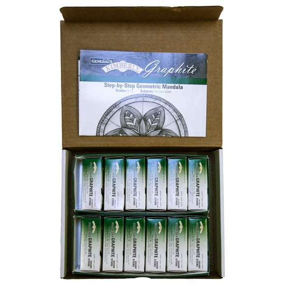 Palitos de grafito GENERAL'S Kimberly Classroom Pack 108 unidades