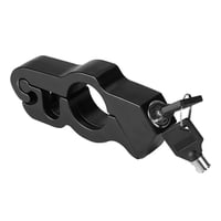 Xusx111 - Cerradura De La Motocicleta, Bloqueo De La Manilla De La Bicicleta Ajustable Anti Robo De Uso Pesado Con 2 Teclas Proteja Su Motocicleta (Negro)