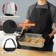 thumbnail image 2 of Delantal opux Chef 81 cm x 60 cm Negro con Bolsillos, 2 of 8