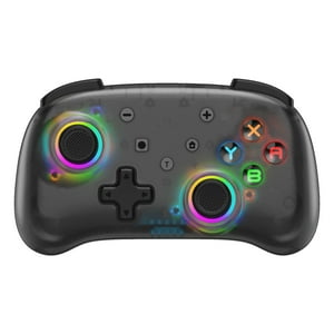 Aaronmei Switch Pro Gamepad Inalámbrico Transparente-Negro