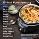thumbnail image 3 of Instant Pot Duo Crisp Ultimate Lid, 13-in-1 Air Fryer and Pressure Cooker Combo, Sauté, Slow Cook, Bake, Steam, Warm, Roast, Dehydrate, Sous Vide, & Proof, App With Over 800 Recipes, 6.5 Quart, Black, 3 of 3