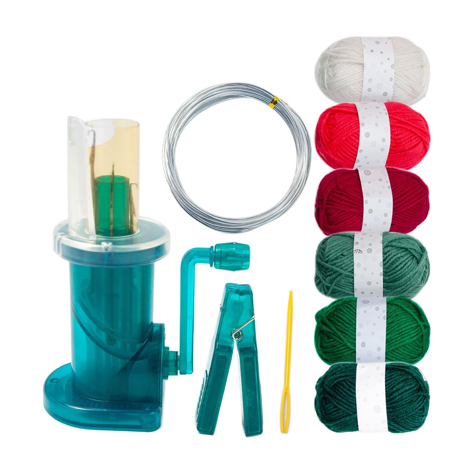 Magideal - Tejedor De Carrete Manual Fácil De Tejer, Adorno Para El Hogar, Máquina Trenzadora De Cuerda, Herramienta Para Tejer Para Pulsera, Suéteres Para Adult Hilo De 6 Colores Verde