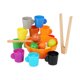 thumbnail image 1 of Bolas En Tazas Juguete Montessori Juguete De Aprendizaje Preescolar Para Niños Con Tazas Y Bolas, 1 of 3