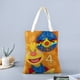 thumbnail image 2 of Tobee Cartoon Bolso de tela con estampado de lienzo para mujer, bolsa de compras reutilizable y estética, con cremallera interior, regalo para mujer,40*45cm., 2 of 6