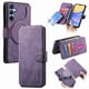 thumbnail image 1 of Funda Billetera Magnética para Samsung Galaxy A25 Soporte Tarjetas Desmontable Morado, 1 of 6
