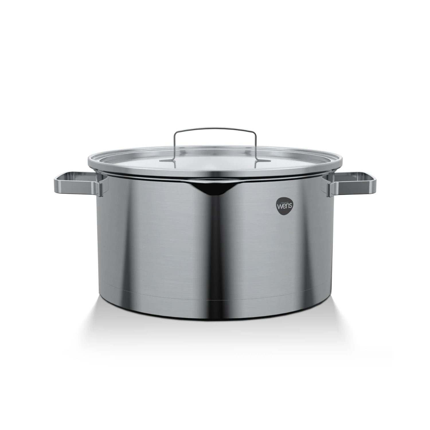 Cacerola Olla Acero Inoxidable De Cocina Con Tapa 24cm Wens