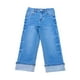 thumbnail image 1 of Jeans Niña Kids Wide Leg Roturas Azul Medio Corona, 1 of 5
