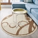 thumbnail image 2 of Alfombra Redonda Amigo Beige 160 X 160 Cm, 2 of 3