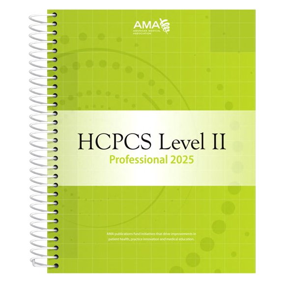 HCPCS 2025 Edición Profesional Nivel II – Libro (American Medical Association Press)