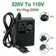 thumbnail image 2 of Convertidor de voltaje, transformador reductor de 220 V a 110 V CA, transformador reductor de voltaje de viaje., 2 of 5