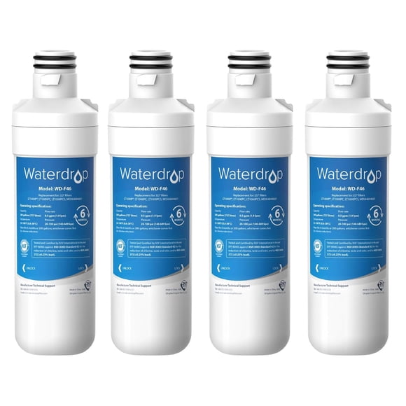 Filtro de agua para refrigerador Waterdrop LT1000PC para LG® LT1000P®