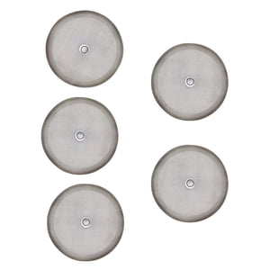 Magideal - Pantalla De S De Prensa Francesa De Material Acero Inoxidable, De De De Accesorios De Prensa Francesa, Reutilizable Para Cafeteras Y 5 Piezas