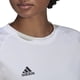 thumbnail image 3 of Camiseta de voleibol adidas Hi Low de manga larga para mujer, blanco y gris, 3 of 4