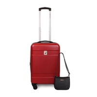 Nautica - Pack Maleta Cabina S (10 Kg) Bora Rojo + Bandolera Princess Negro