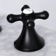 thumbnail image 2 of Grifo de baño Kingston Brass Vintage Widespread Matte Black, 2 of 8