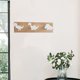 thumbnail image 3 of Perchero de pared de madera con diseño de dinosaurio para niños, ideal para decorar la habitación de los niños, la guardería y la sala de juegos, color negro., 3 of 7