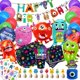thumbnail image 1 of Paquete de Decoración de Fiesta Cumpleaños de Monstruos oneBest, 1 of 7