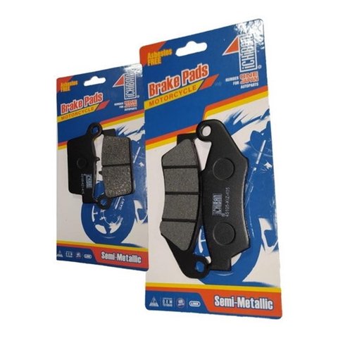 Genérico - Pastillas De Freno Delanteras Y Traseras Honda Falcon Nx400