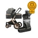 thumbnail image 1 of Coche Cuna Con Silla Nido Y Cubre Pies Gris Dorado, 1 of 8