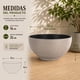 thumbnail image 4 of Macetero Plastico Semi Esfera Premium Diseño a Rayas S beige, 4 of 9
