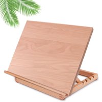 Caballete De Mesa Miratuso A3, Caballete De Pintura De Madera De Haya