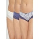 thumbnail image 1 of Pack 3X Pantaleta Microfibra P314.15-AZU6 Kayser, 1 of 5