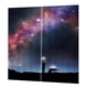 thumbnail image 1 of Set 2 Paneles Impresión De Fotos Digitales Blackout 3D Cortinas Star Sky, 1 of 5