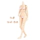 thumbnail image 3 of 1/6 Figura Femenina Cuerpo Desnudo Hombros Estrechos Con Cuello 12 '' Mu?eca Flexible Blanco A, 3 of 5