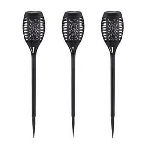 Hb Led - Pack 3 Antorchas Led Estaca Efecto Llama Exterior Con Carga Solar