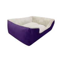 Buddy Pet - Cama Para Mascota Invierno Morado Oscuro L