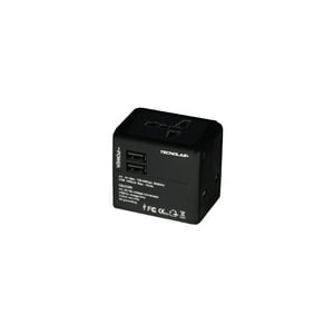 Tecnolab - Adaptador Enchufe Universal Con Usb