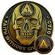 thumbnail image 1 of Moneda de Sobriedad Bliss & Beam – 1 Año, Calavera, Regalo AA, 1 of 9