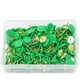 thumbnail image 2 of Chinchetas VAPKER 200 PCS Cabeza Redonda de Plástico Verde, 2 of 7
