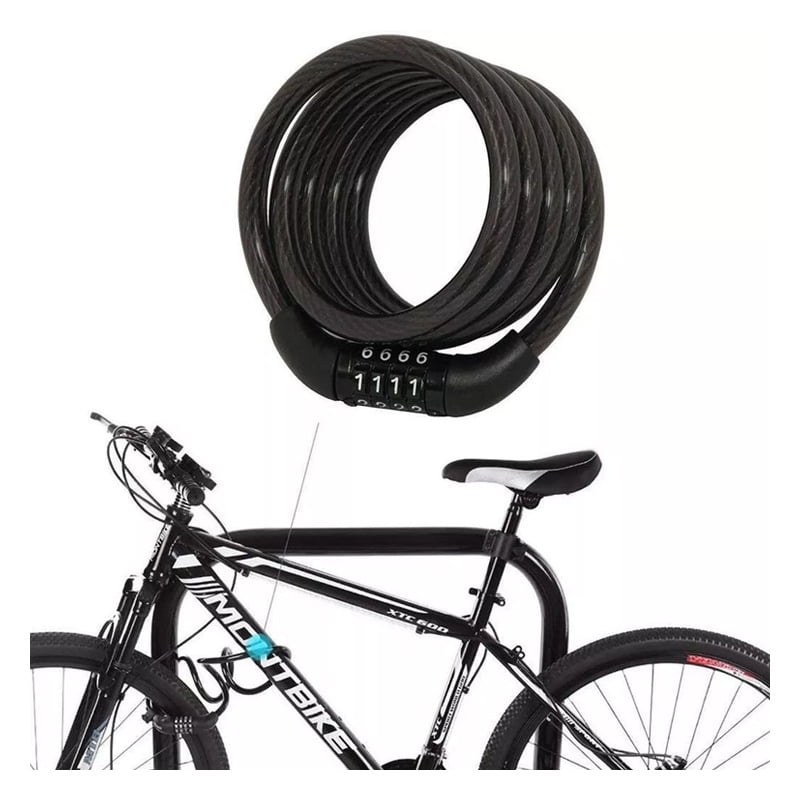 Mi Compra Online - Candado Bicicleta Con Clave 4 Digitos