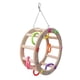 thumbnail image 2 of Soporte De Escalera De Madera, Juguete Colgante, Guacamayos, Pinzones Trepadores, Columpio, Rueda De Pájaros, Juguete De 22cm De Diámetro, 2 of 5