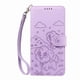 thumbnail image 5 of Funda Cartera para Samsung Galaxy S23 Plus Perro Cachorro Grabado con Tarjetas Soporte Correa Morado, 5 of 6