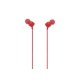 thumbnail image 1 of Auriculares intraurales JBL Tune 110 con cable y control remoto de 1 botón, color rojo, 1 of 5