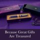thumbnail image 2 of Pluma Rollerball Bond & Regent Azul Real 24K Oro, 2 of 7