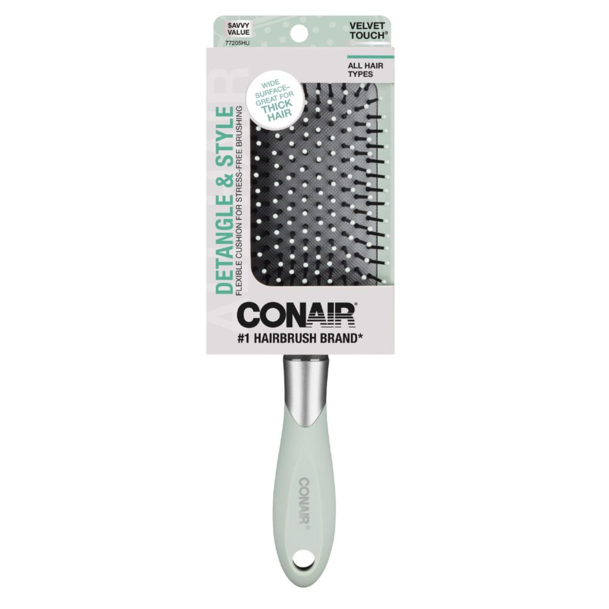 Cepillo De Dientes Velvet Touch Paddle Brush 1 Un Conair