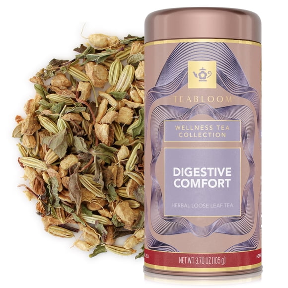 Té De Hierbas Digestive Comfort Con Manzanilla Hinojo Y Jengibre
