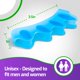 thumbnail image 2 of Separadores de dedos de gel Mars Wellness, 2 pares, alivio del dolor, 2 of 6