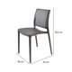 thumbnail image 4 of Silla Plástico Apilable Deco Noruega Negro Escandinavia, 4 of 8