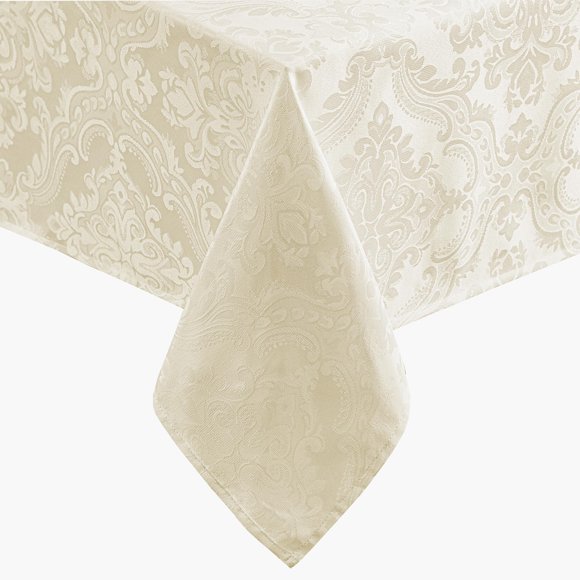 Mantel Threadmade 152 cm x 366 cm Marfil Damasco