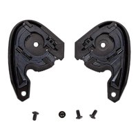Magideal - 2 Piezas Base Para Casco Accesorios Para Placa De Visera De Casco De Motocicleta Base De Casco Abierto Reemplazo Profesional De Placa De Engranaje De