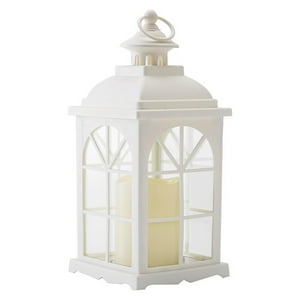 Wakeshome - Adorno De Navidad Lampara Farol Led Decorativo