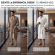 thumbnail image 2 of Bata De Baño Microfibra Absorbente Suave Unisex Seca Rapido Blanco, 2 of 10