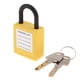 thumbnail image 2 of candado de seguridad candado cerradura de seguridad con llave diferente seguridad exterior amarillo, 2 of 5
