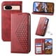 thumbnail image 3 of Funda Flip FOXDOCK para Google Pixel 8A , Estilo Billetera con Diseño Rombo, Correa de Mano y Soporte, Uso Diario, 3 of 6