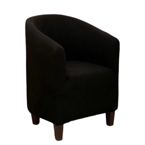 Genérico - Funda Poltrona Sofa Texturizada Ajustable Negro