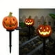 thumbnail image 3 of Spooky Halloween Solar Garden Lights - Modern Resin Floor Insert Landscape Decoration with Pumpkin Design, 3 of 4